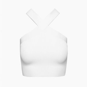 Aritzia Sculpt Knit Criss Cross Cropped Tank